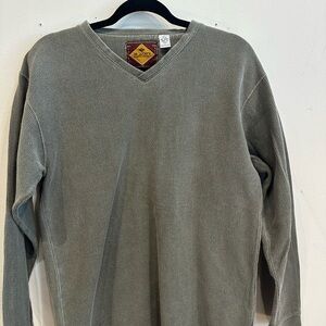 Dr. Lucky’s Vintage 90’s Olive Green Cotton Classic V-Neck